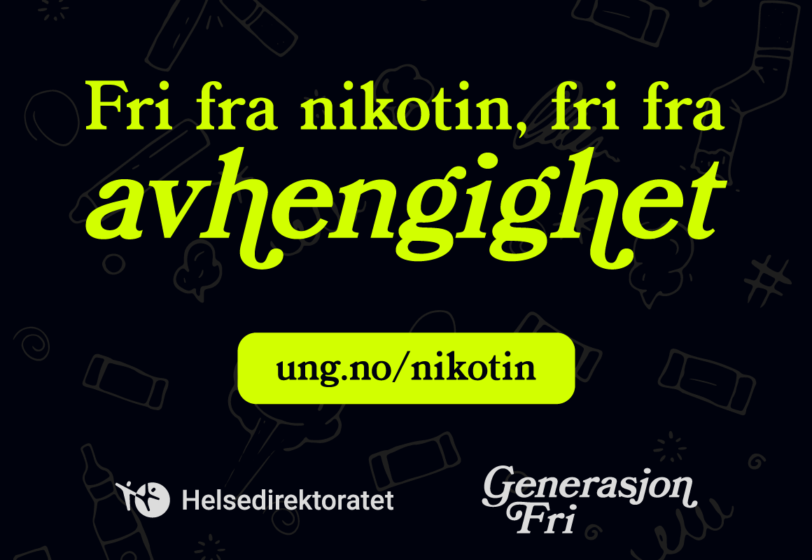 Read more about the article Generasjon FRI- tobakkskampanje
